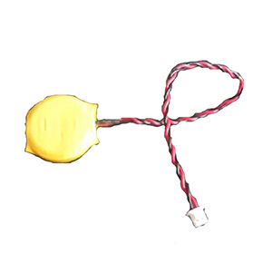 CR2032 with wires leads and terminal connector