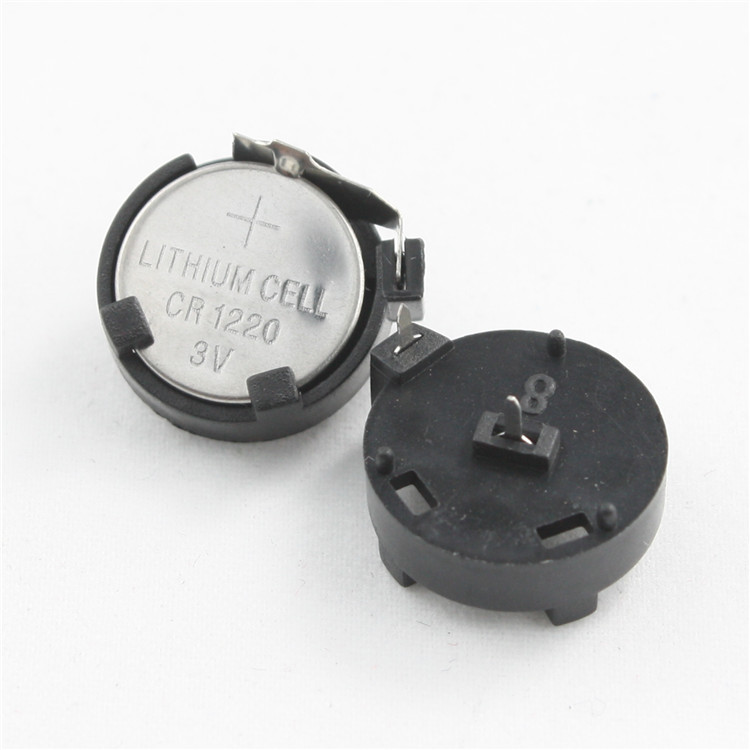 BS-1220-1 DIP plastic button cell battery holder