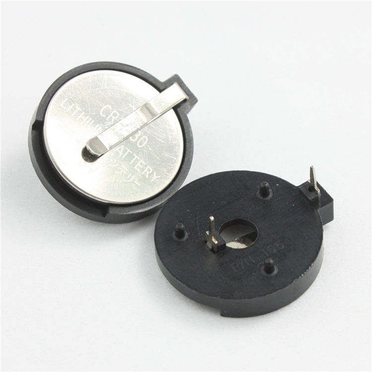 BS-2430-1 KEYSTONE DIP plastic battery holder