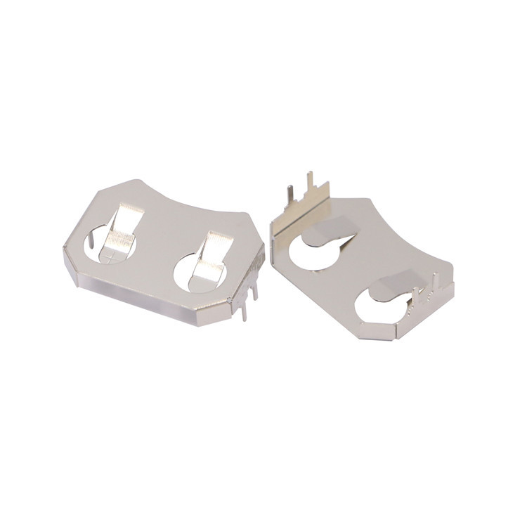 BI-2032-1 DIP-1 metal battery clip holder