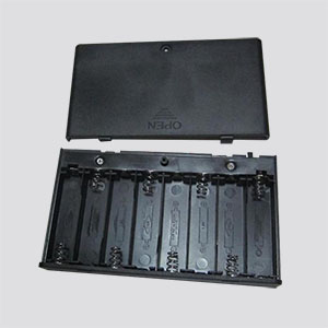 8xAA 8AA battery holder case with cover