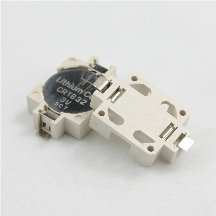 CR1632 BS-1632-1 SMT plastic battery holder in  tape & reel packing