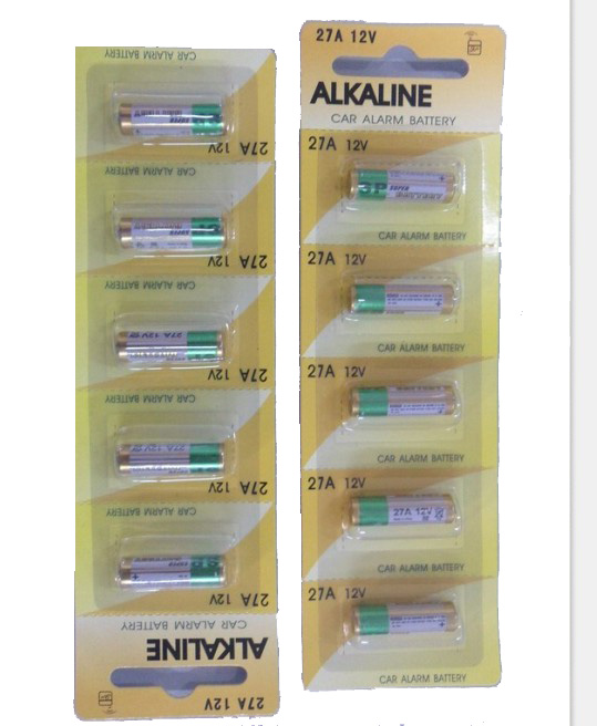 0.0% Mercury a27 27A  L828 12V alkaline battery in blister card packing